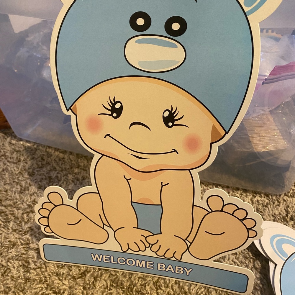 Welcome baby sign